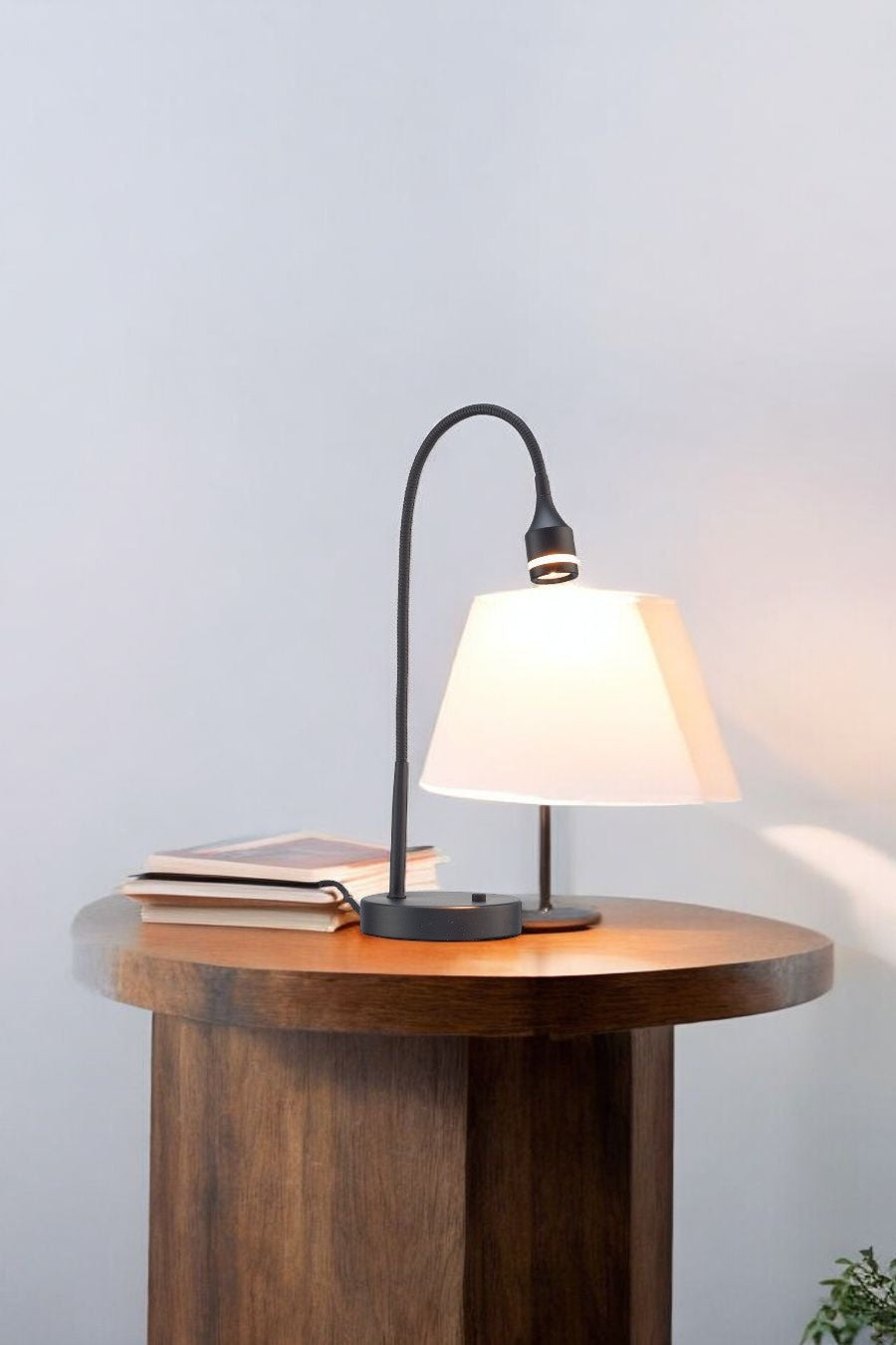 Matte Black Metal Led Adjustable Desk Lamp