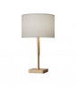 Cozy Cabin Natural Wood Table Lamp