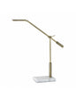 Sleek Brass Metal Adjustable And Dimmable Led Desk Lamp