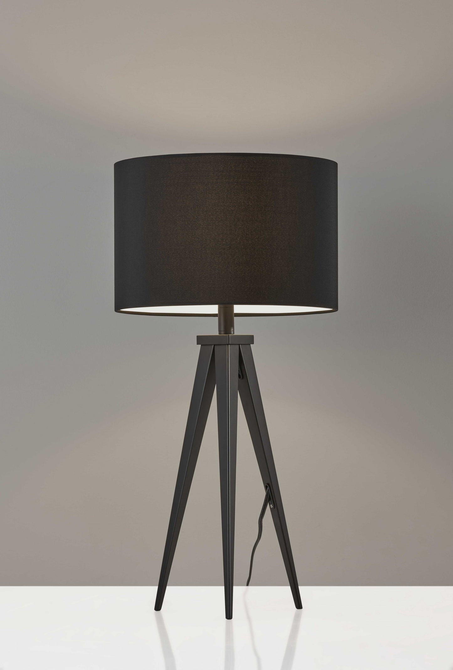 Treble Natural Wood Table Lamp