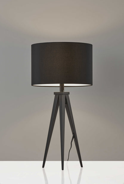 Treble Natural Wood Table Lamp