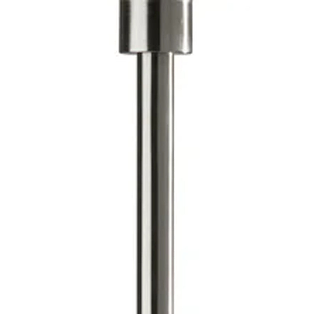 71" Steel Led Torchiere Floor Lamp With White Solid Color Cone Shade