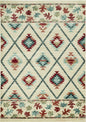 8' X 10' Ivory Lodge Area Rug