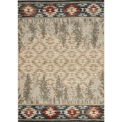 8' X 10' Ivory Pines Area Rug