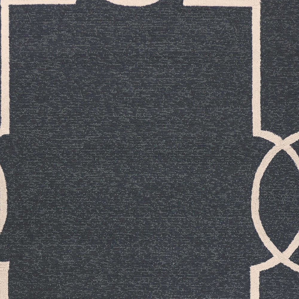 5' X 7' Gray Handmade Indoor Outdoor Area Rug