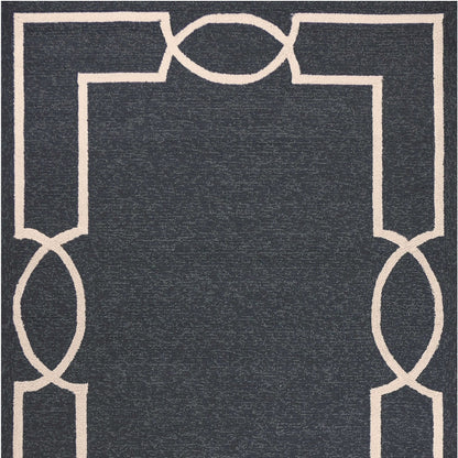 5' X 7' Gray Handmade Indoor Outdoor Area Rug