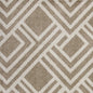 2' X 4' Beige Geometric Indoor Outdoor Area Rug