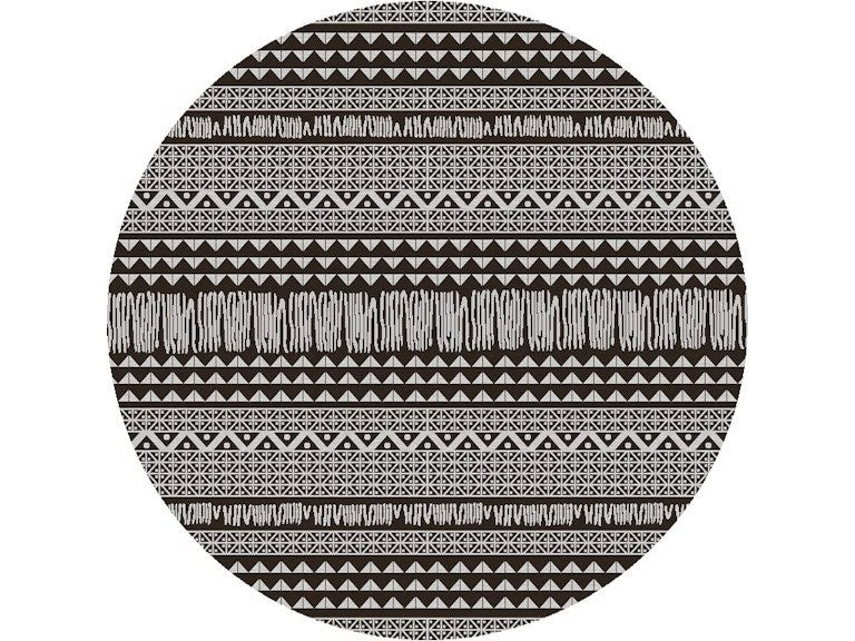 3' X 4' Charcoal Southwestern Indoor Outdoor Area Rug