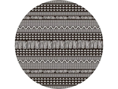 3' X 4' Charcoal Southwestern Indoor Outdoor Area Rug