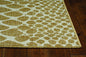 3' X 4' Ivory Abstract Indoor Outdoor Area Rug