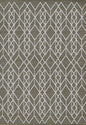 4' X 6' Gray Southwestern Indoor Outdoor Area Rug