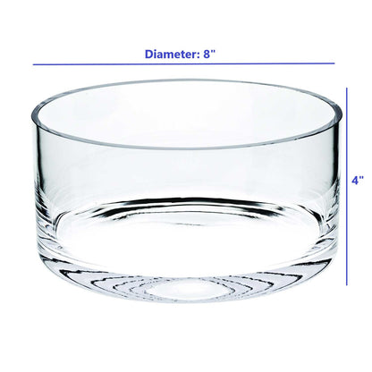 5.5" Mouth Blown Crystal All Purpose Lead Free Bowl