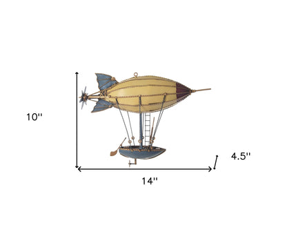 Steampunk Airship Metal Model