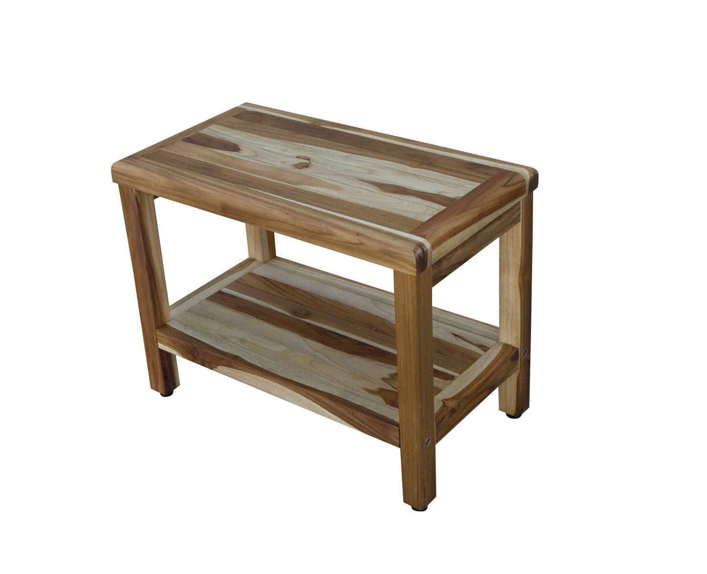 22" X 24" Natural Wood Shower Bench