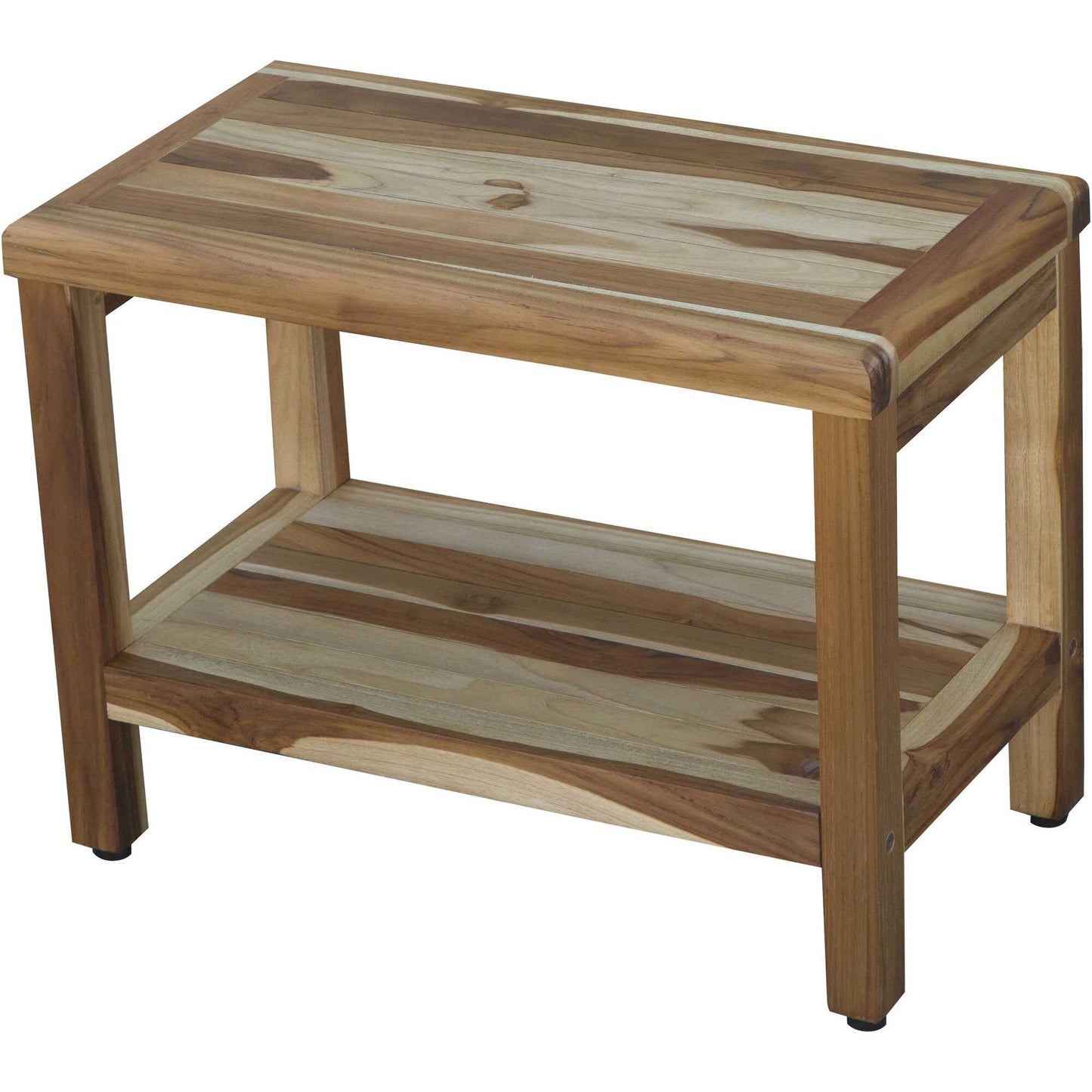 22" X 24" Natural Wood Shower Bench