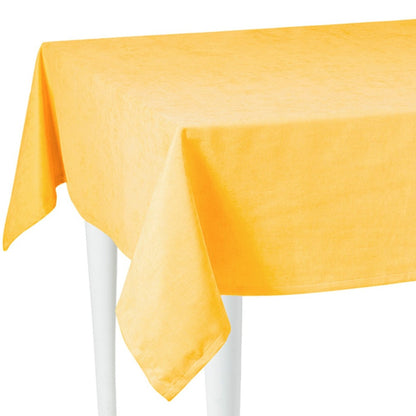 104" Merry Christmas Rectangle Tablecloth In  Yellow