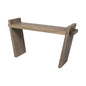 16" Brown Solid Wood Solid Console Table