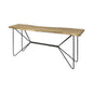 16" Brown Solid Wood Console Table