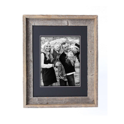 16X20 Rustic Black Picture Frame With Plexiglass Holder