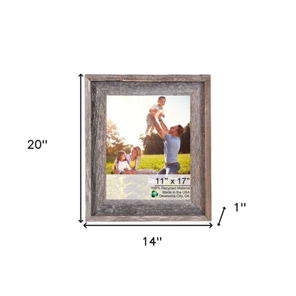 11X17 Natural Weathered Grey Picture Frame