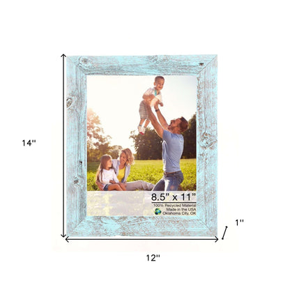 12"X14" Rustic Blue Picture Frame