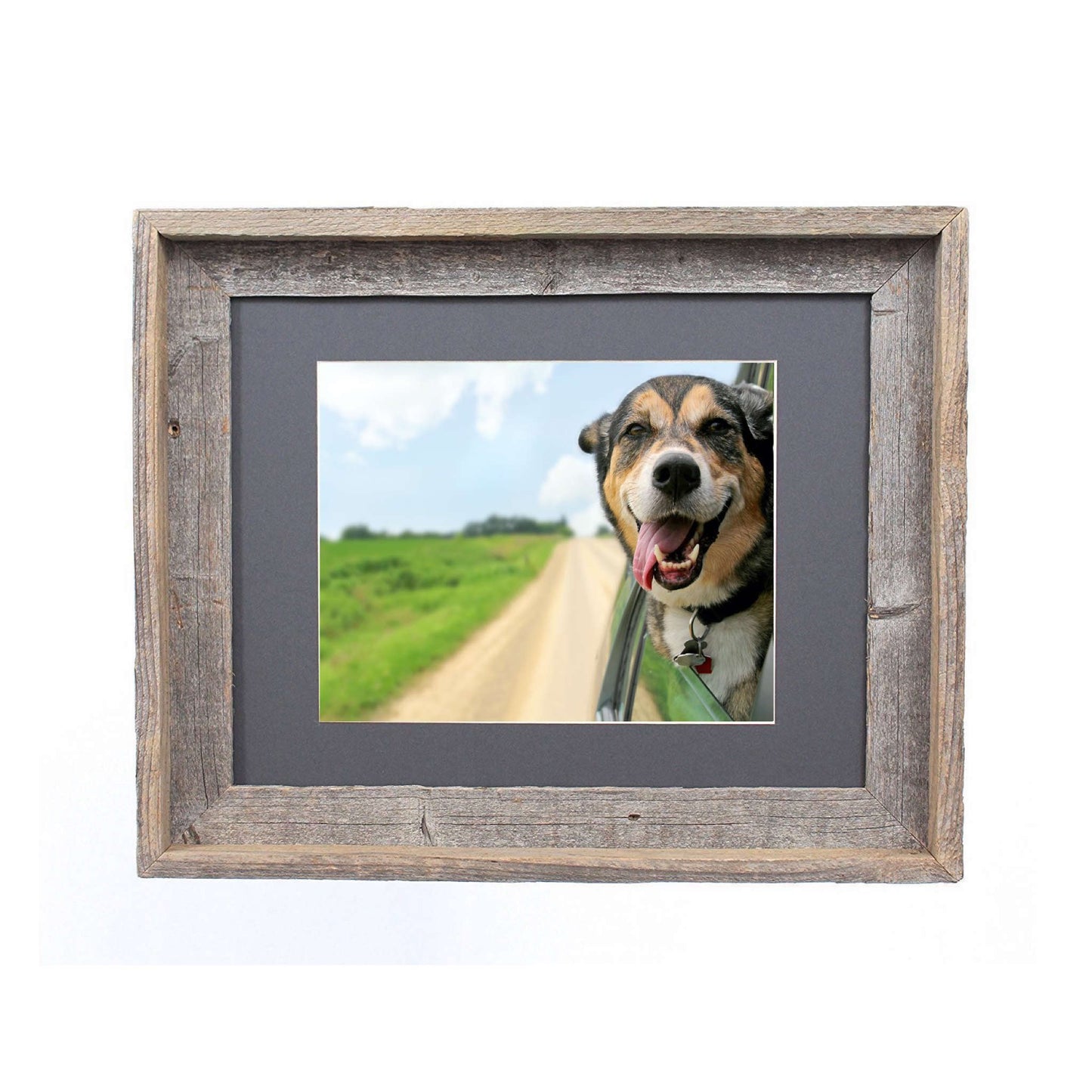 16X20 Rustic Cinder Picture Frame With Plexiglass Holder