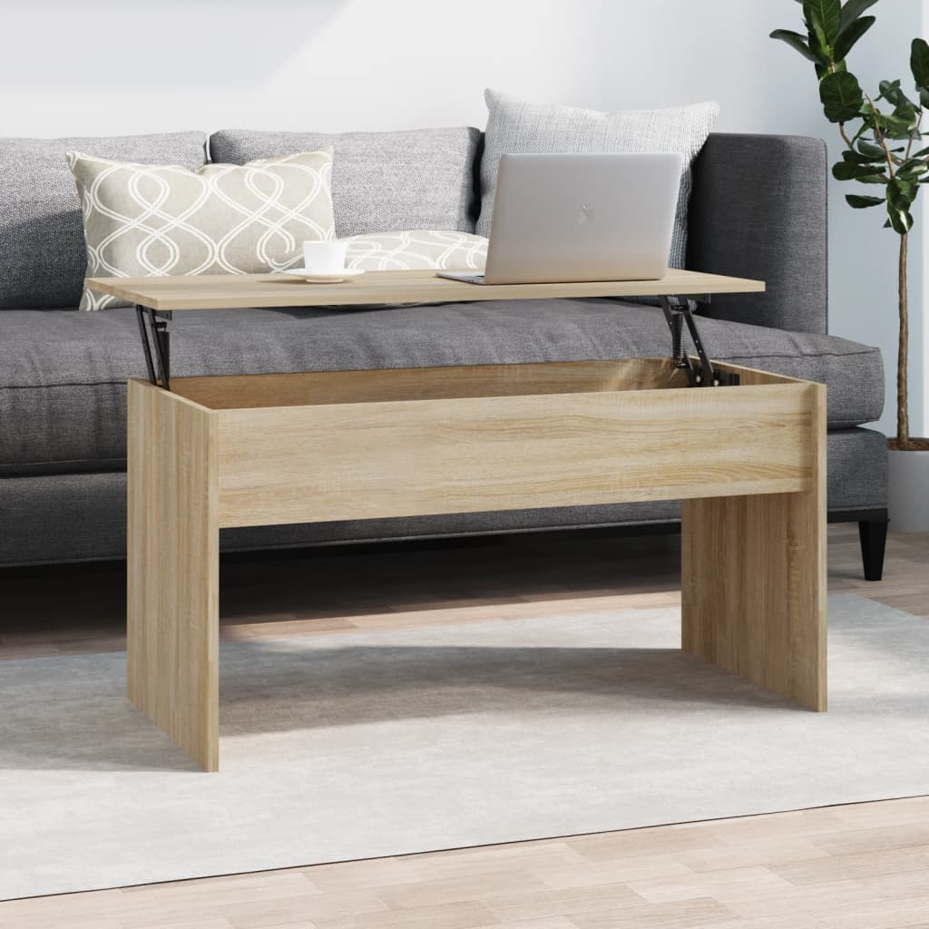 Coffee Table Concrete Gray 40.2"x19.9"x20.7" Engineered Wood