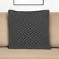 Super Black And White Check Throw Pillow