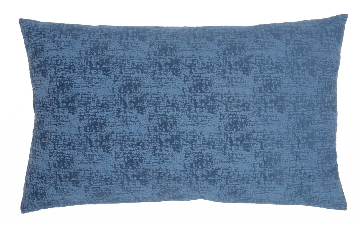 14" X 24" Navy Blue Abstract Throw Pillow