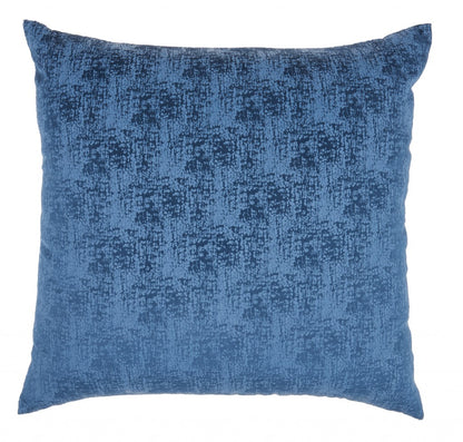 22" Navy Blue Abstract Throw Pillow