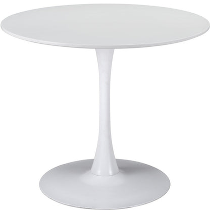 35" Steel Pedestal Base Dining Table