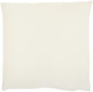 16" Ivory Cotton Throw Pillow