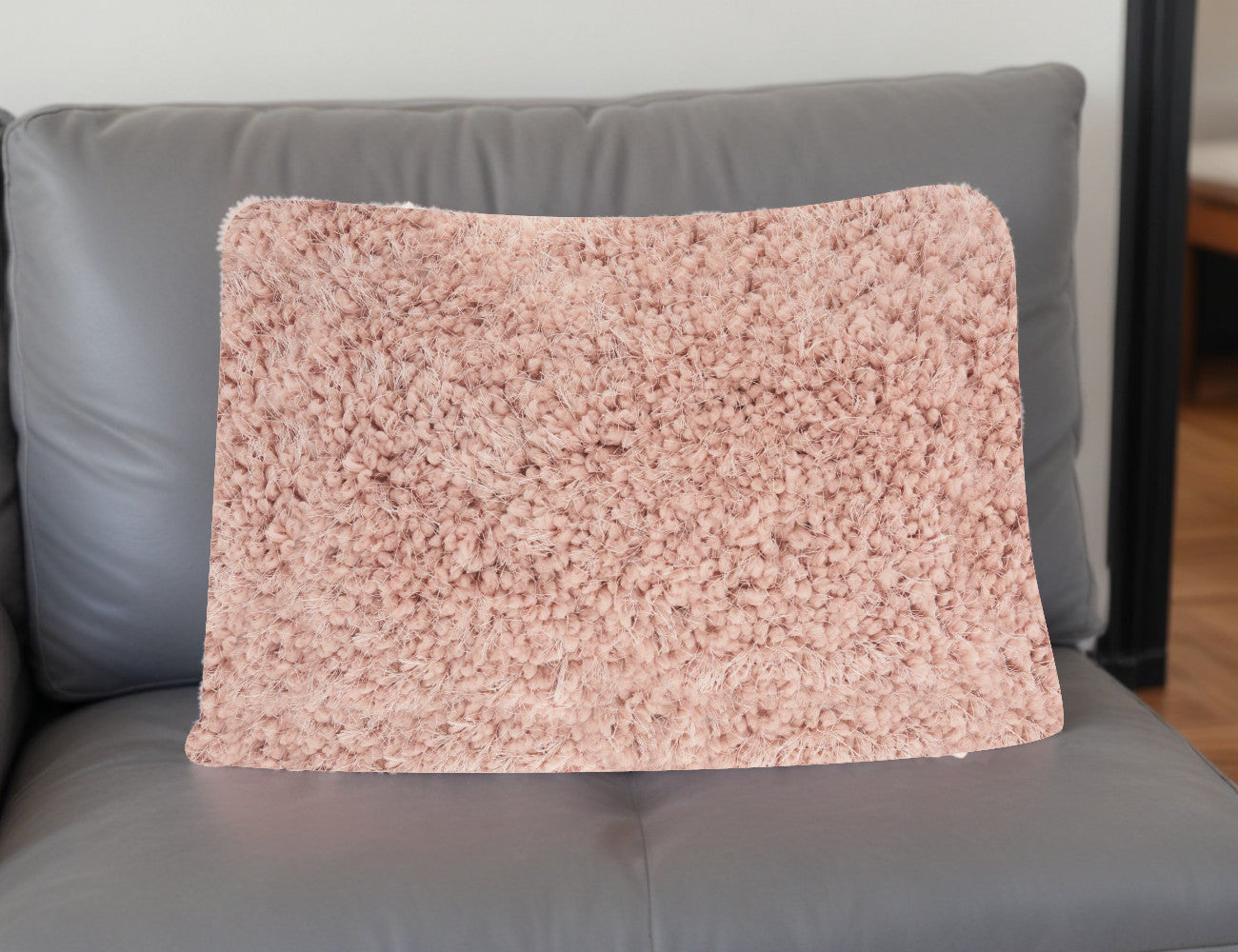 14" X 20" Mauve Throw Pillow