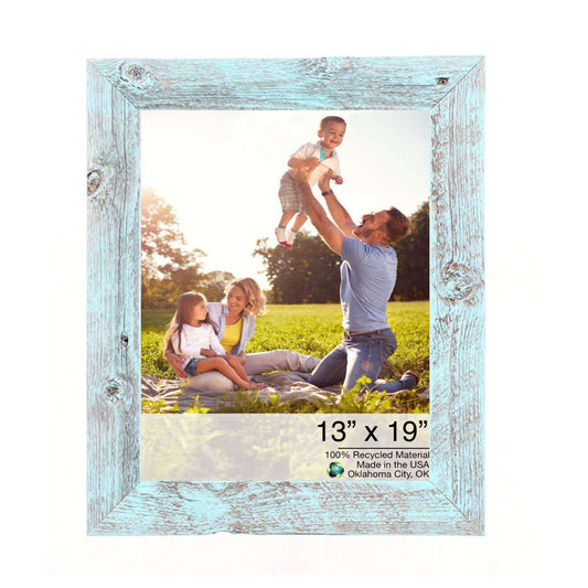 Light Blue Hanging Picture Frame