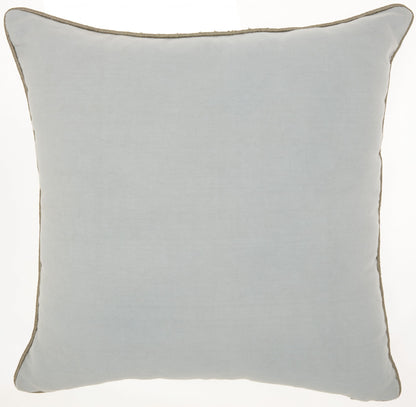 18" Periwinkle Cotton Throw Pillow