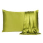 Lemongrass Dreamy Set Of 2 Silky Satin King Pillowcases