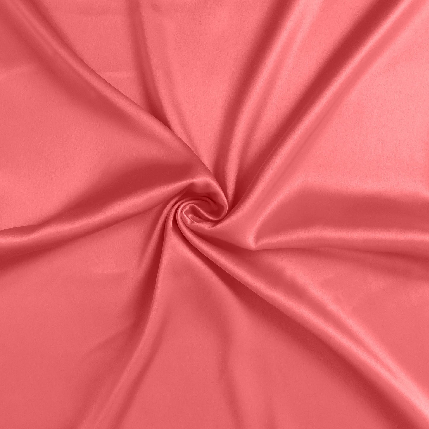 Coral Dreamy Set Of 2 Silky Satin Standard Pillowcases