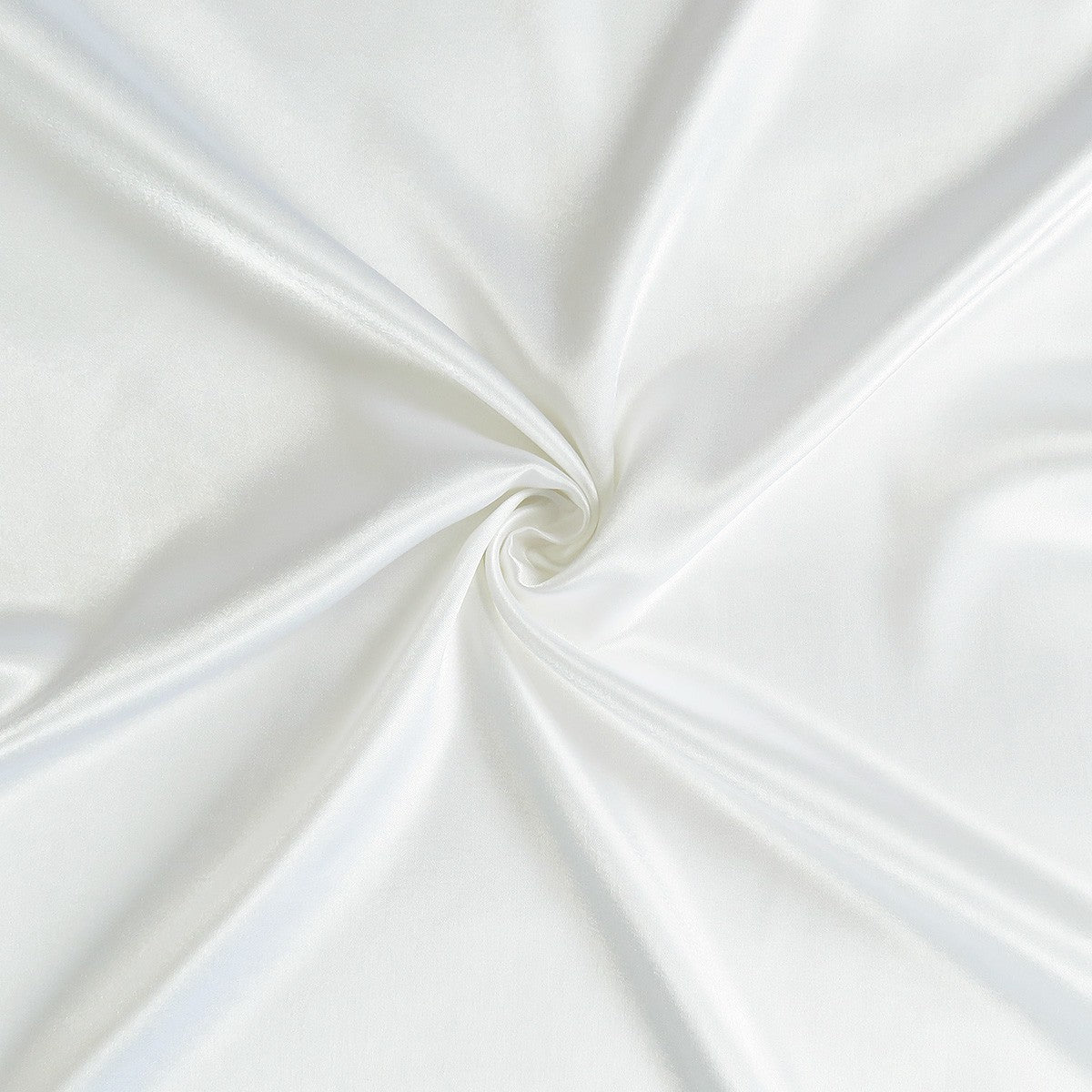 White Dreamy Set Of 2 Silky Satin Standard Pillowcases