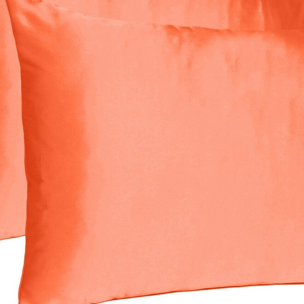 Poppy Dreamy Set Of 2 Silky Satin Queen Pillowcases