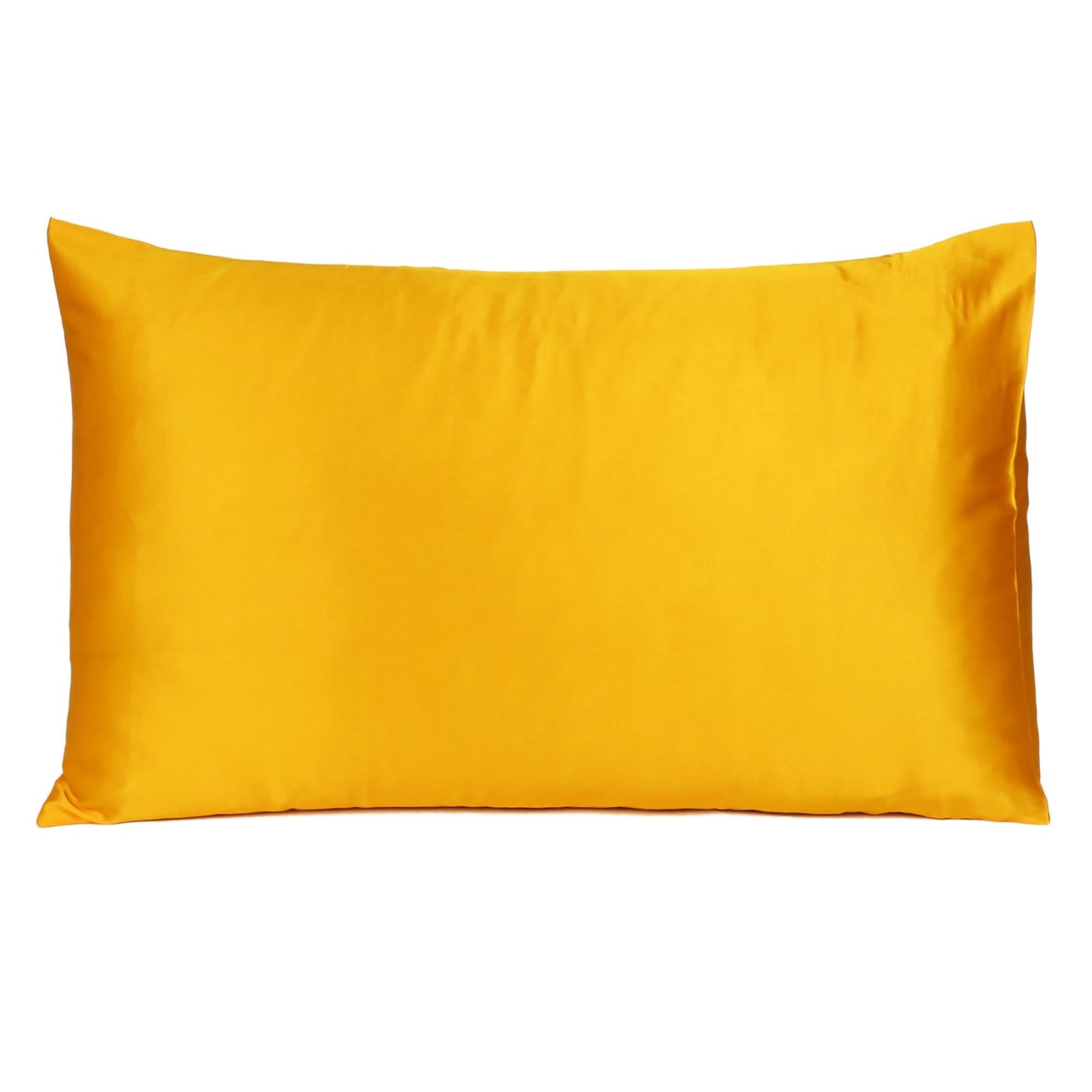 Goldenrod Dreamy Set Of 2 Silky Satin Queen Pillowcases