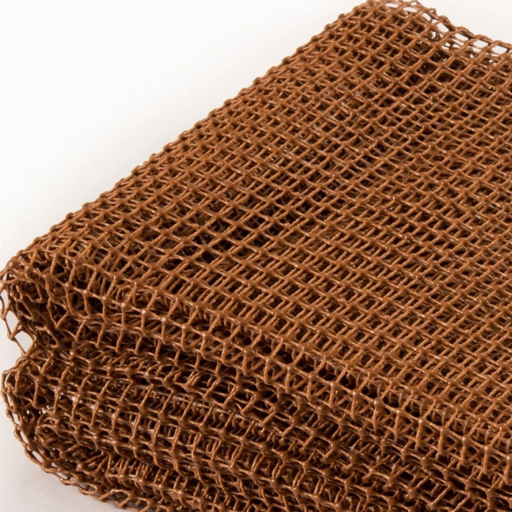 4' x 5' Brown Non Slip Outdoor Rug Pad