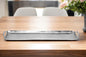 36" Silver Stainless Steel Indoor Outdoor Tray With Handles