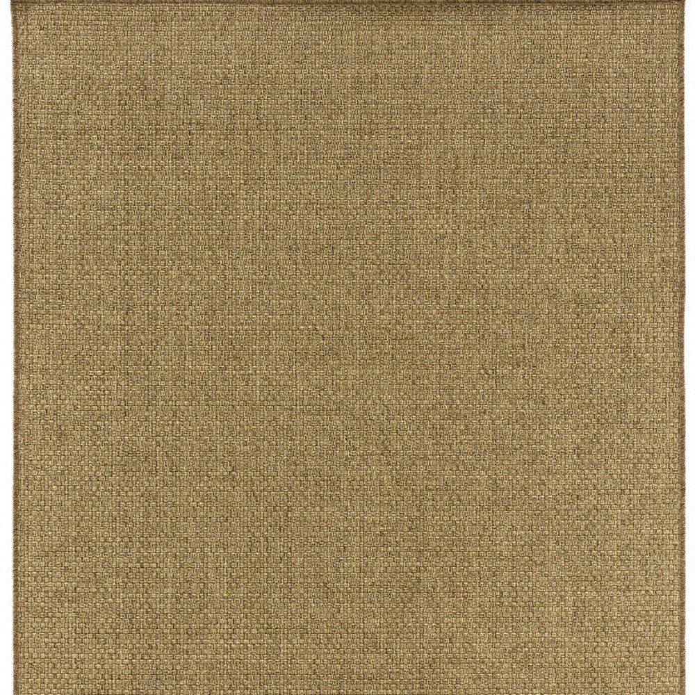 7' X 10' Tan Indoor Outdoor Area Rug