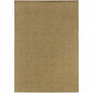 7' X 10' Tan Indoor Outdoor Area Rug