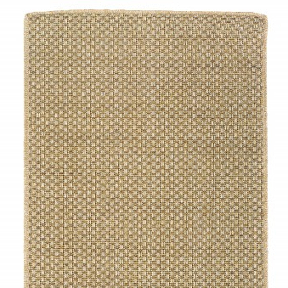 4' X 6' Beige Indoor Outdoor Area Rug