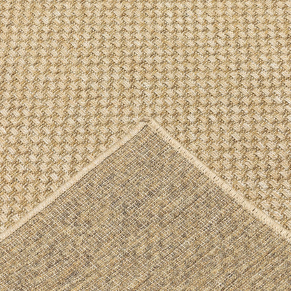 4' X 6' Beige Indoor Outdoor Area Rug