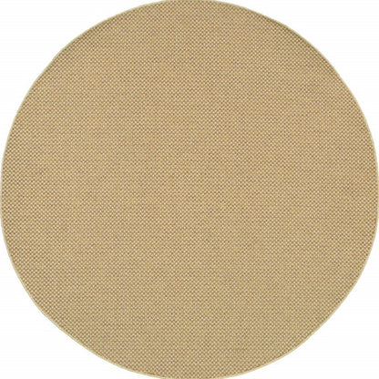 4' X 6' Beige Indoor Outdoor Area Rug