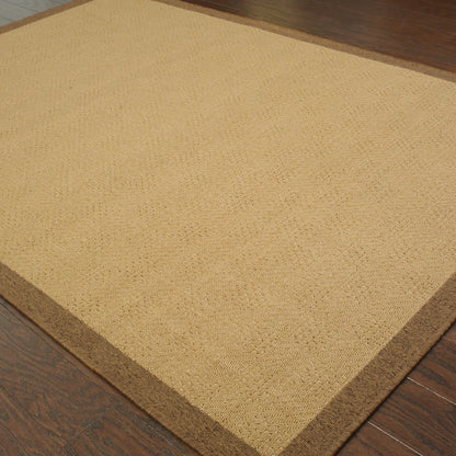 2' X 8' Beige Indoor Outdoor Area Rug