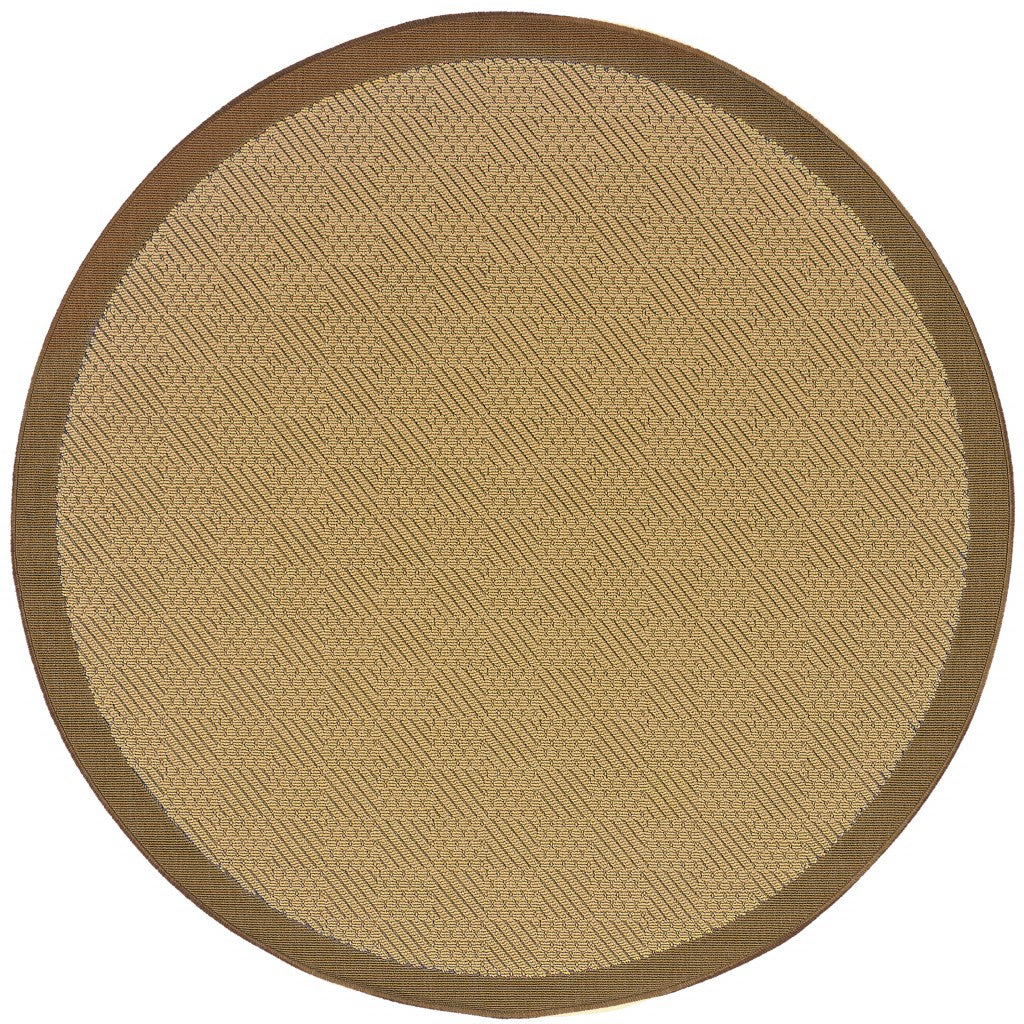 2' X 8' Beige Indoor Outdoor Area Rug