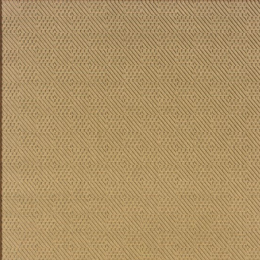 2' X 8' Beige Indoor Outdoor Area Rug